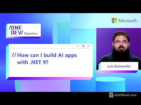 How can I build AI apps with .NET 9?