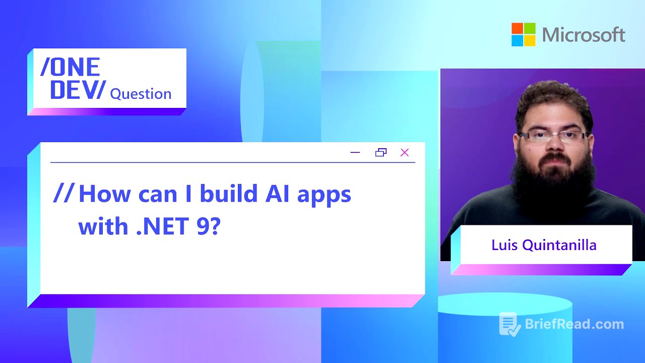 How can I build AI apps with .NET 9?