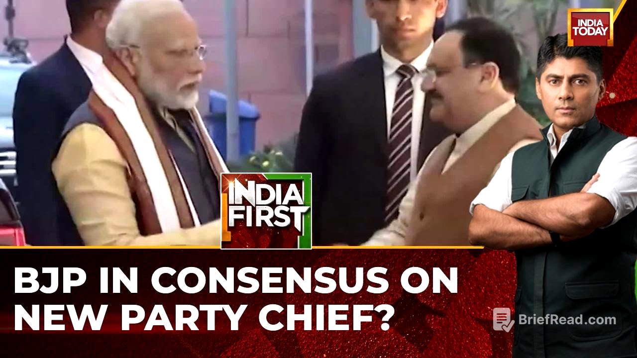 BJP's Race For New Party President Heats Up, Who Will Replace JP Nadda? | India Today