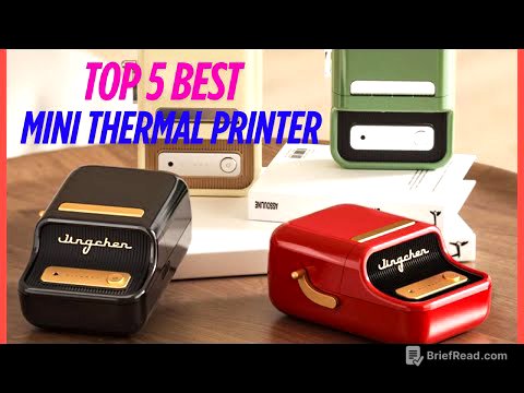✅Top 5 Best mini thermal printer [on aliexpress ]