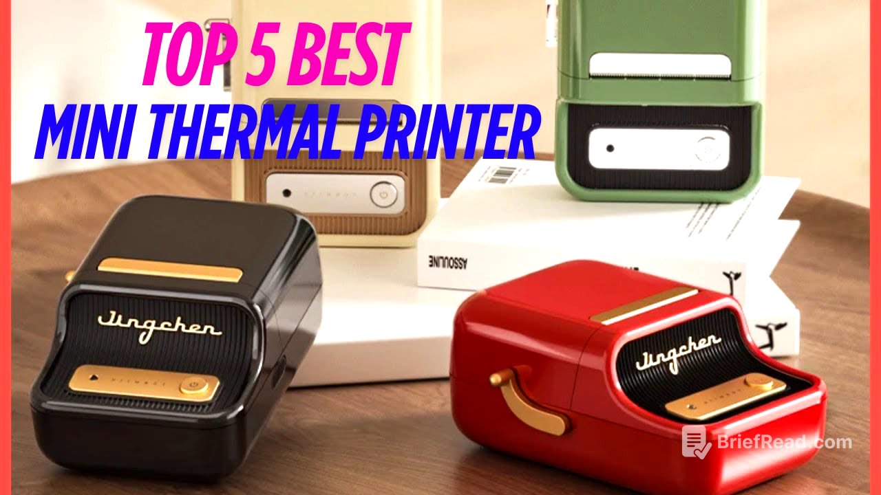✅Top 5 Best mini thermal printer [on aliexpress ]