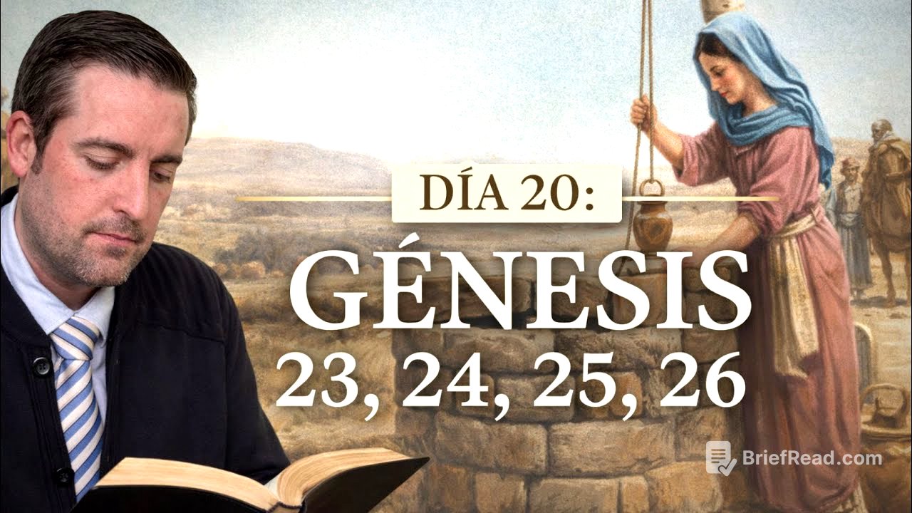 DÍA 20 - Génesis 23,24,25,26 / La Biblia en 1 Año / Juan Manuel Vaz