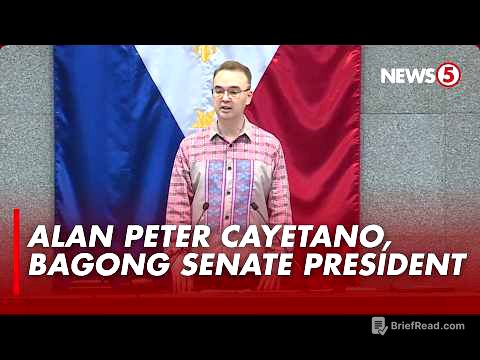 Sen. Alan Peter Cayetano, itinalagang bagong Senate President