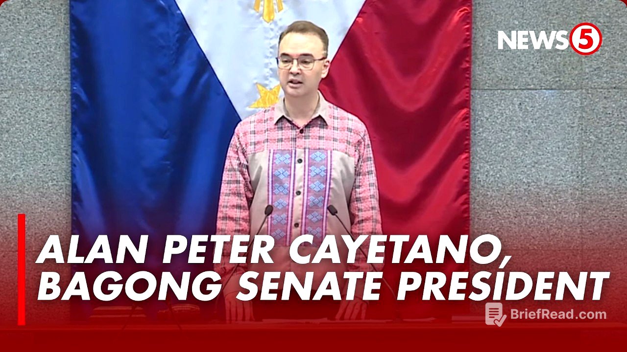Sen. Alan Peter Cayetano, itinalagang bagong Senate President