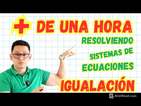 10 ejercicios de SISTEMAS de ECUACIONES de 2x2. Método de IGUALACIÓN | De fáciles a difíciles.