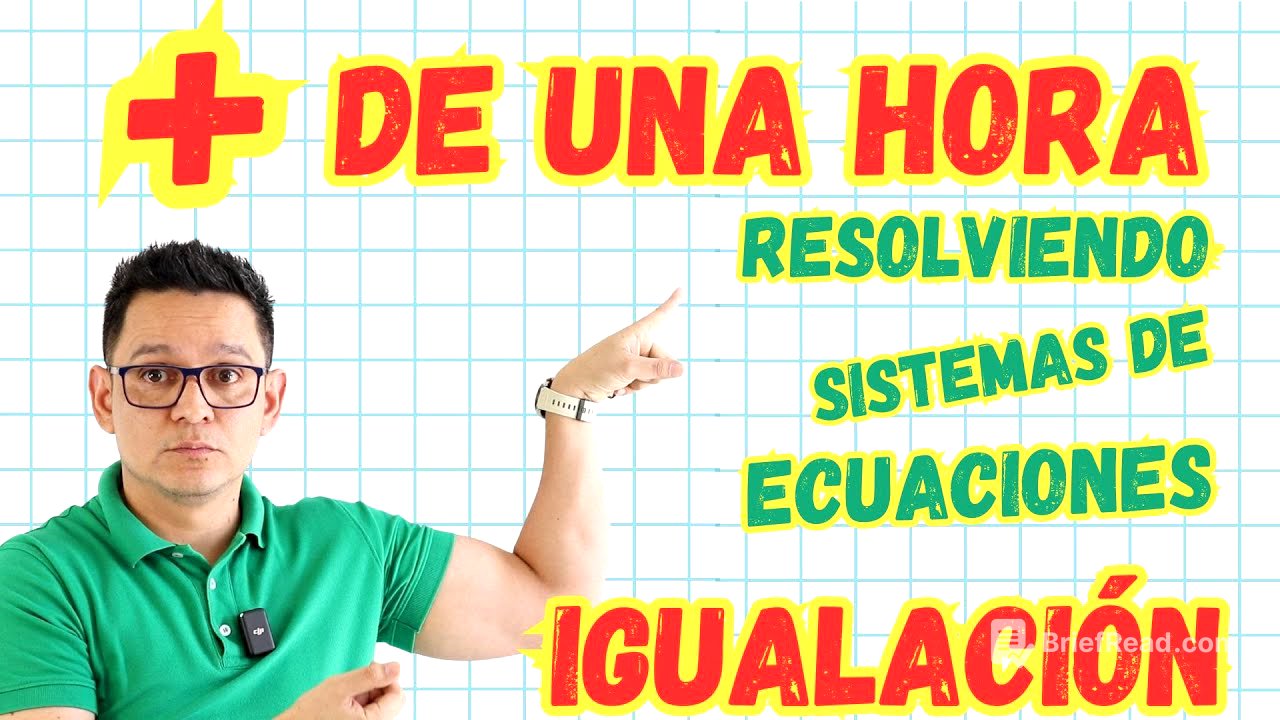10 ejercicios de SISTEMAS de ECUACIONES de 2x2. Método de IGUALACIÓN | De fáciles a difíciles.