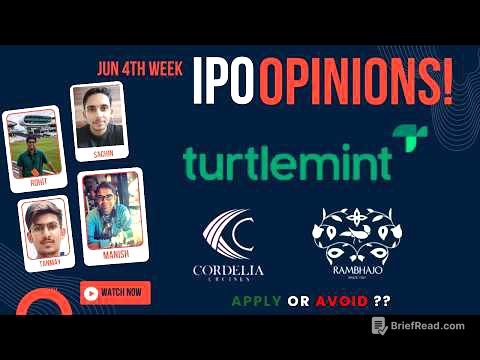 Turtlemint, Cordelia Cruises, Advit Jewels June 4th week IPOs - Apply/Avoid? Primary Market Chatter