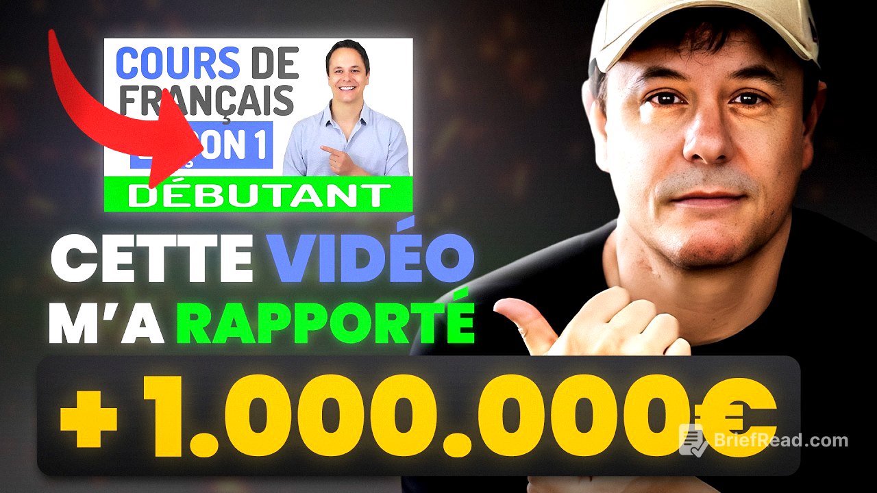 Cette Vidéo YouTube m'a rapporté 1 MILLION € !