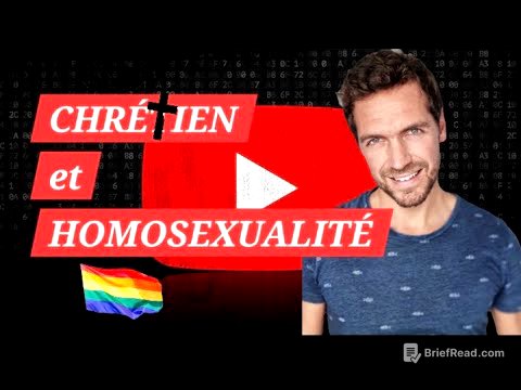 CHRÉTIEN et HOMOSEXUALITÉ