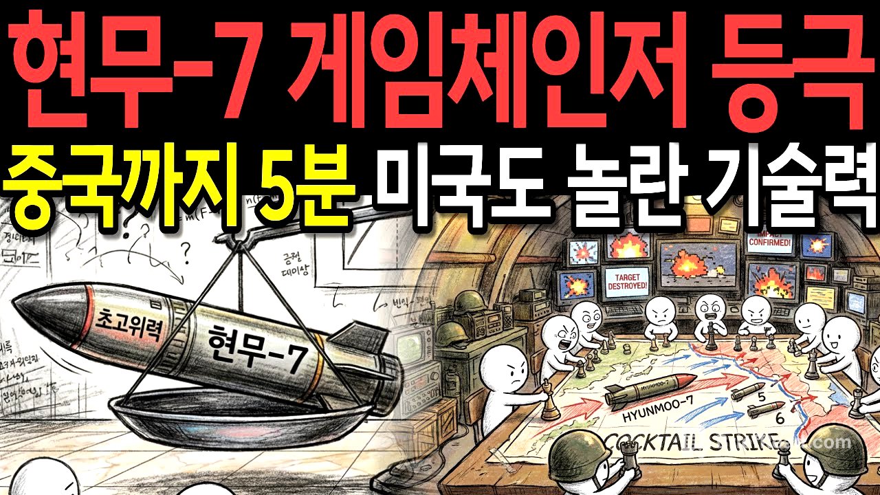 "현무-7 등장에 중국과 일본 이건 반칙이다" 실전 배치 언제든 가능하다. 전세계 한국 기술력에 감탄하는 중