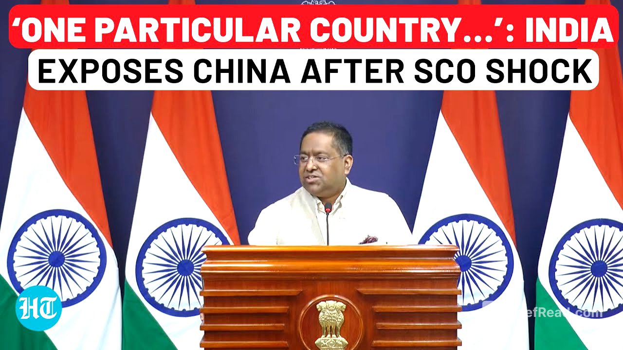 India Refuses To Sign SCO Document, Then Exposes Pak-China Nexus | MEA Briefing |Full Video |Rajnath