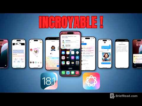 L'Intelligence d'Apple sur iOS 18.1 est INCROYABLE ! (voici comment l'utiliser)