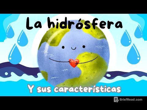 La hidrósfera🌊: capa de agua que rodea a la Tierra. [Video educativo para niños]