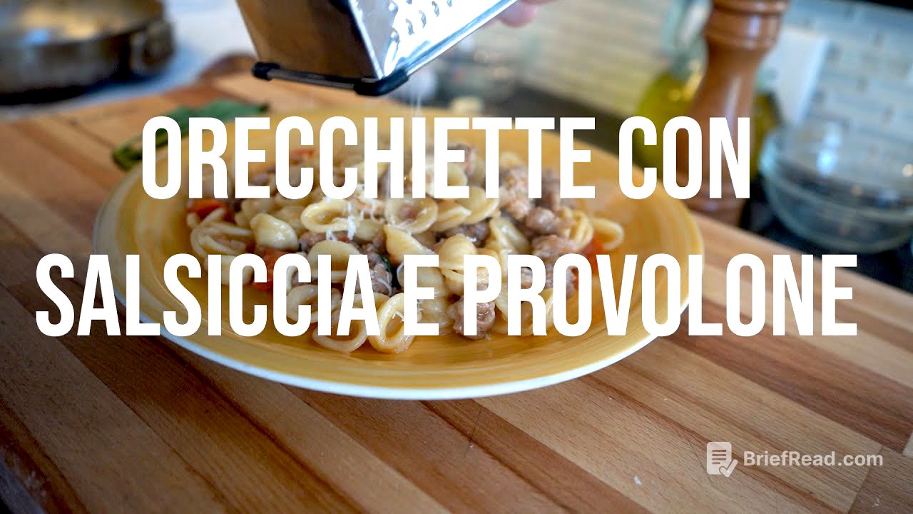 Orecchiette con Salsiccia e Provolone