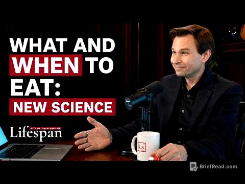 What to Eat & When to Eat for Longevity: New Science | Lifespan with Dr. David Sinclair - S2, Ep. 3