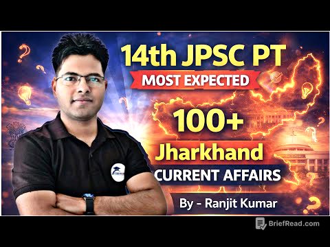 Most Expected 100+ Jharkhand Current Affairs 2025-26 । Target 🎯 14th JPSC PT & Backlog। #jpsc #s4g 