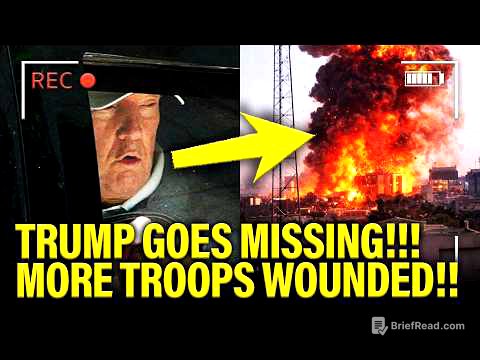 Trump GOES MISSING for 72 Hours as TROOPS WOUNDED in WAR!!