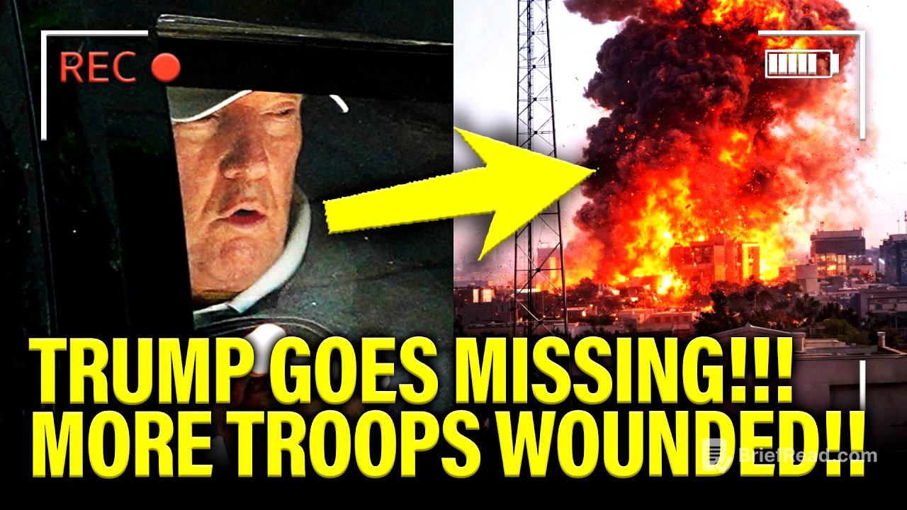 Trump GOES MISSING for 72 Hours as TROOPS WOUNDED in WAR!!