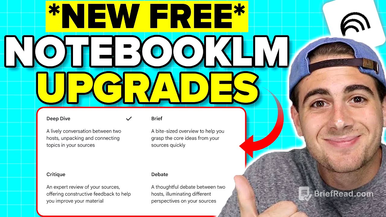 Google’s NotebookLM Launched 5 NEW Features That Are CRAZY 🤯 (NEW USE CASES)