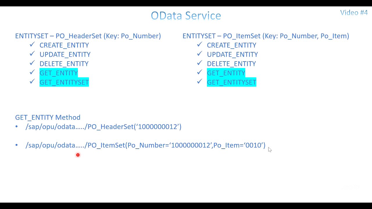 Video 4: OData Service  - Association & Navigation