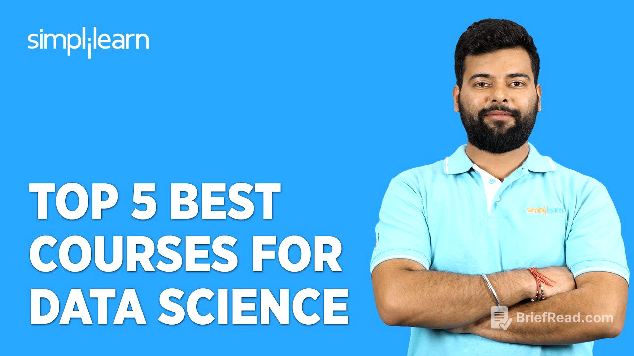 🔥 Top 5 Best Courses for Data Science |Best Courses for Data Science| Simplilearn