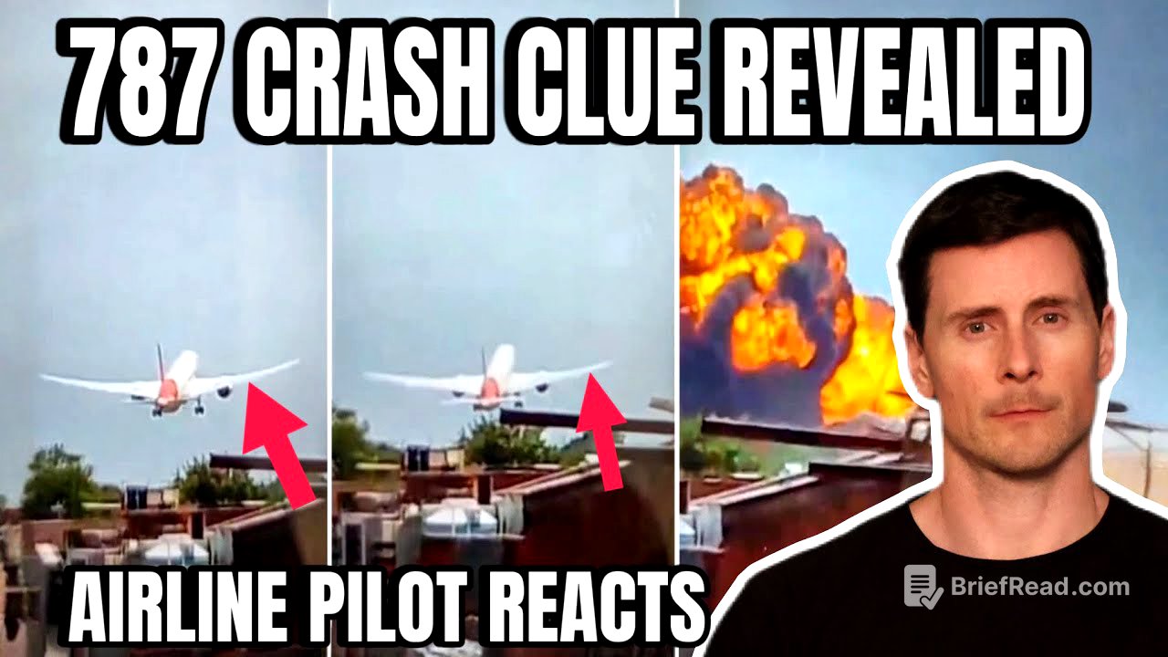 Airline Pilot Reveals CHILLING Clue in Final Moments of Air India Flight 171