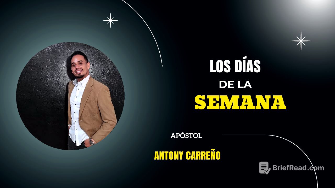 Los Días De La Semana / Ap. Anthony Carreño