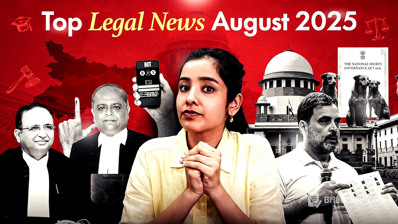 Important Legal Current Affairs August 2025 | Important Judgments 2025