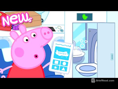 Peppa Pig Tales ✈️ Tiniest Plane Bathroom EVER! 🚽 BRAND NEW Peppa Pig Episodes