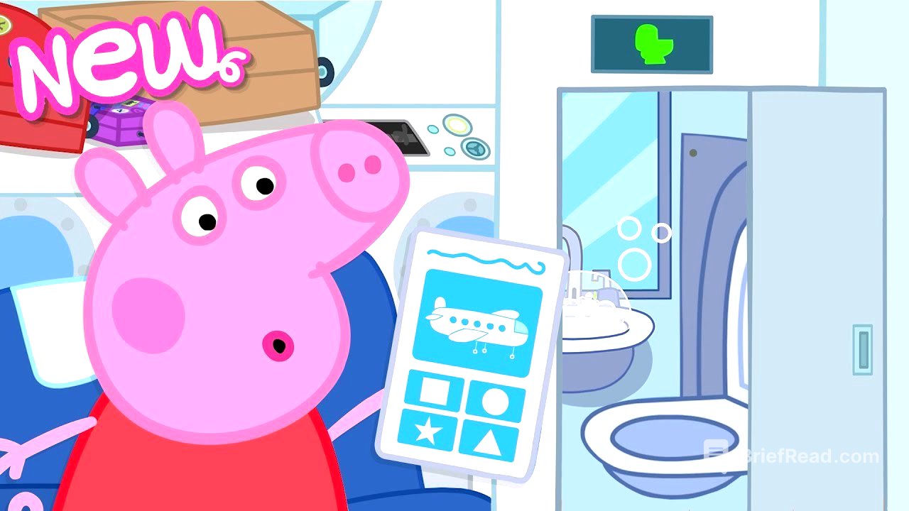 Peppa Pig Tales ✈️ Tiniest Plane Bathroom EVER! 🚽 BRAND NEW Peppa Pig Episodes