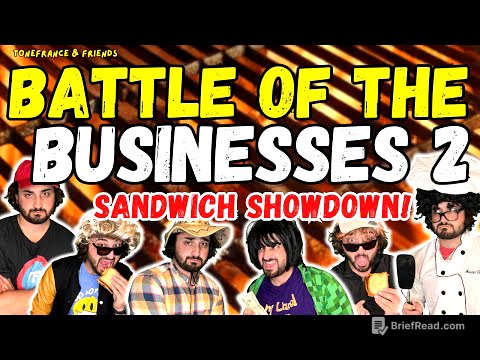 Battle of the Businesses 2 - Sandwich Showdown! | ToneFrance & Friends