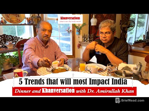 5 Trends that will most Impact India | Dinner and Khanversation with Dr. Amirullah Khan