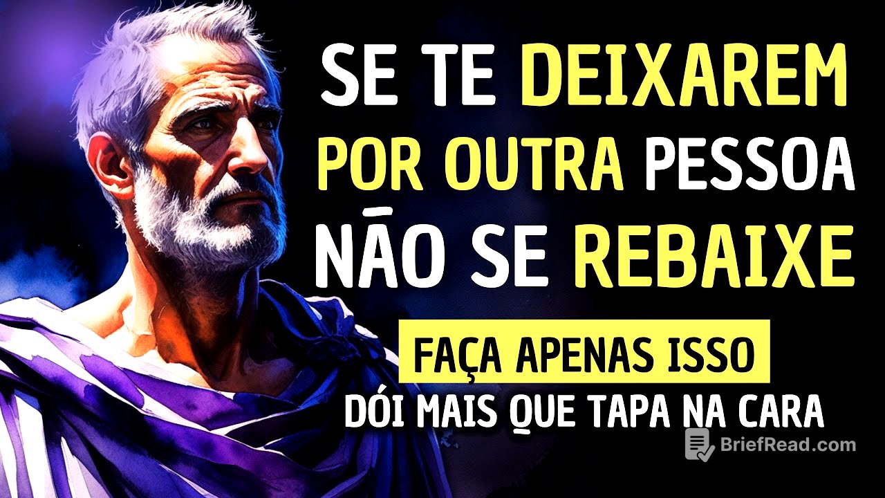 COMO DAR O TROCO EM QUEM TE SUBSTITUIU POR OUTRA PESSOA - ESTOICISMO