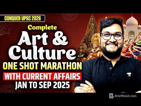 UPSC 2026: Full Art & Culture Revision through Current Affairs | One Shot by Abhishek Mishra