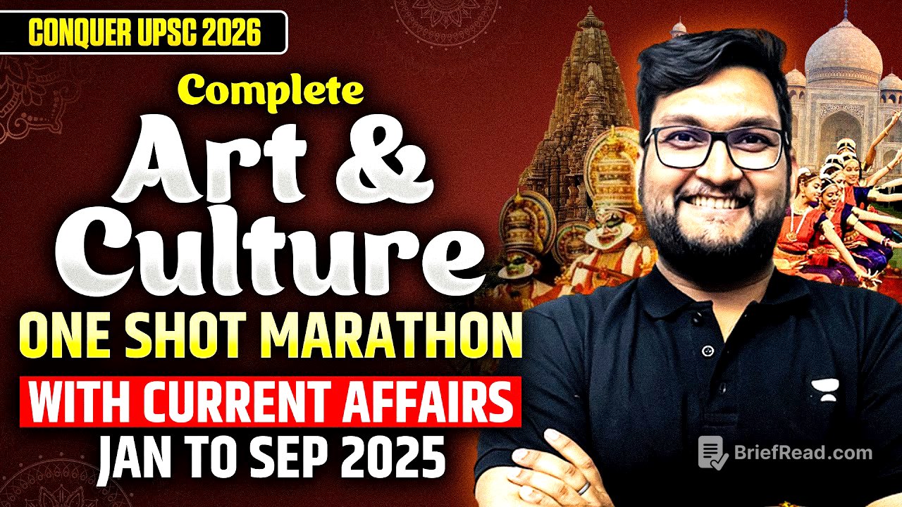 UPSC 2026: Full Art & Culture Revision through Current Affairs | One Shot by Abhishek Mishra