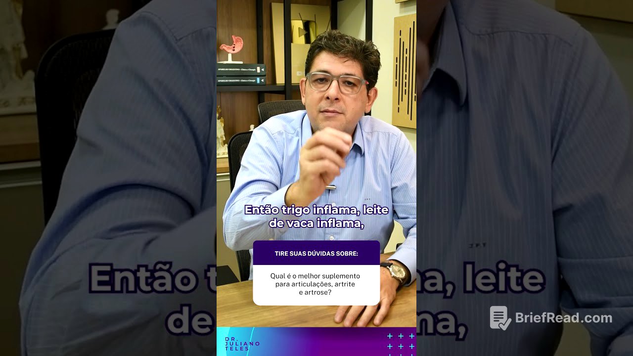 Qual é o melhor suplemento para articulações, artrite e artrose?