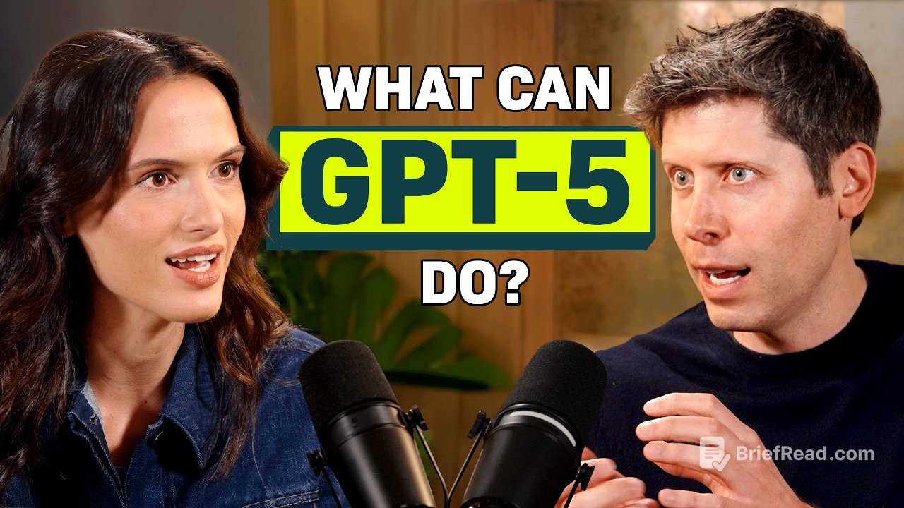 Sam Altman Shows Me GPT 5... And What's Next