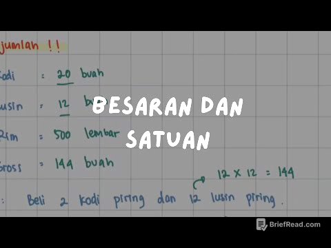 🦿 Langkah 006: Besaran dan Satuan | Fundamental Logika