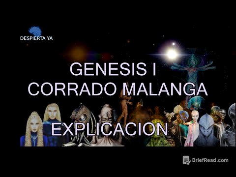 Explicacion Genesis 1 Corrado malanga .Parte 1.