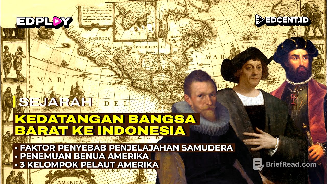 KEDATANGAN BANGSA BARAT KE INDONESIA - SEJARAH - MATERI UTBK SBMPTN DAN SIMAK UI