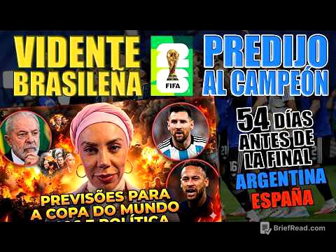 ¿QUIÉN SERÁ EL CAMPEÓN DEL MUNDIAL 2026? - UNA VIDENTE BRASILEÑA DIO SU RESPUESTA. CREER O REVENTAR.