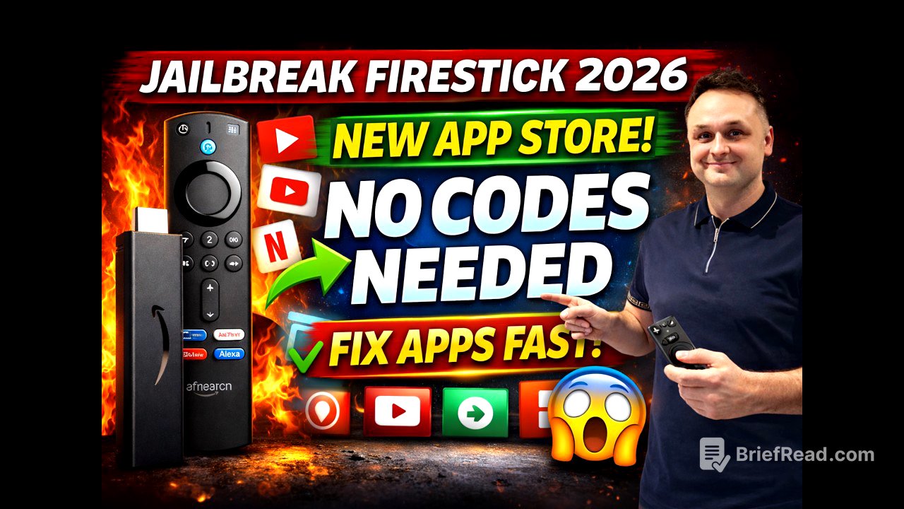 🔥 Jailbreak Firestick 2026 – New App Store, No Codes Needed (Fix Apps Fast)
