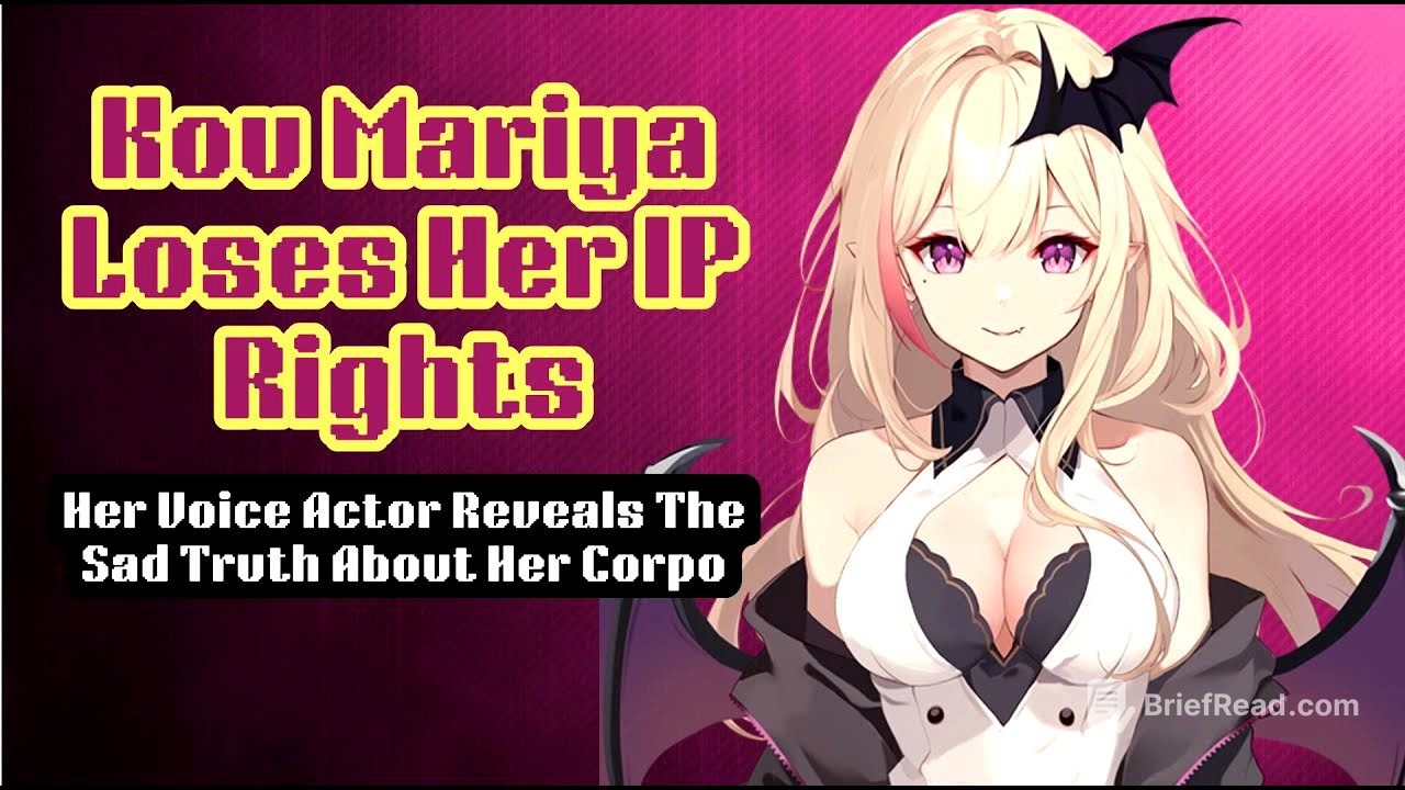 Kou Mariya Leaves V4Mirai, with her IP Rights ROBBED