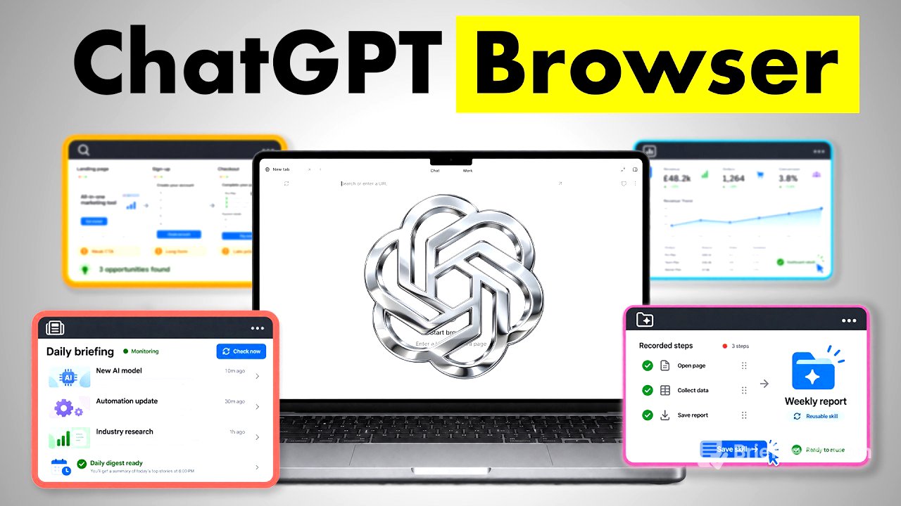 8 Insane ChatGPT Browser Use Cases (automate anything)