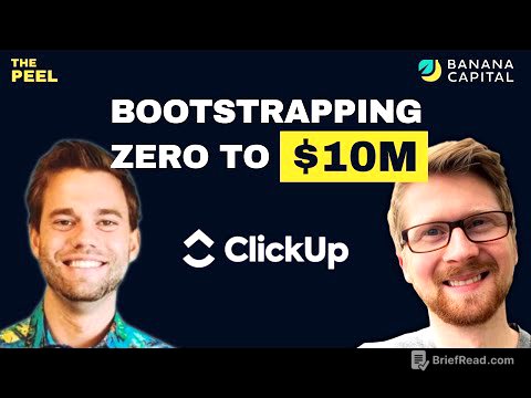How ClickUp Bootstrapped to $10m ARR and Scaled to 9-figures in Revenue with Zeb Evans