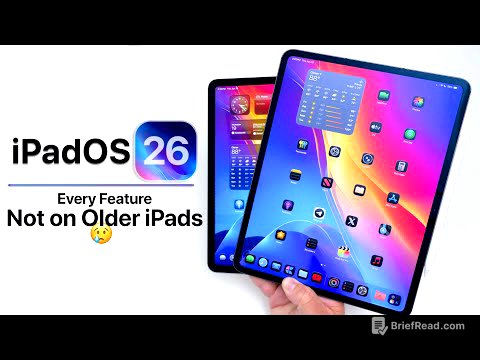 iPadOS 26 - Every Feature Not on All iPads