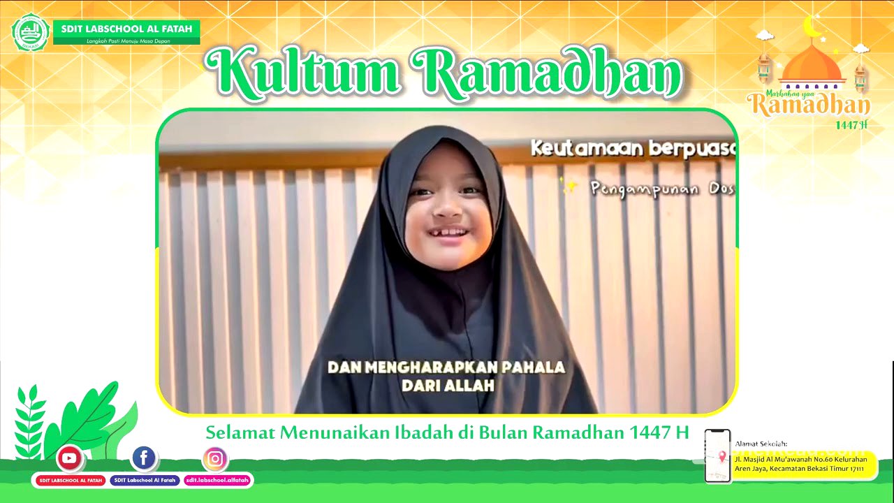 Kultum Ramadhan 1447 H, Hari ke 1 oleh Aneerya Maiza Imani