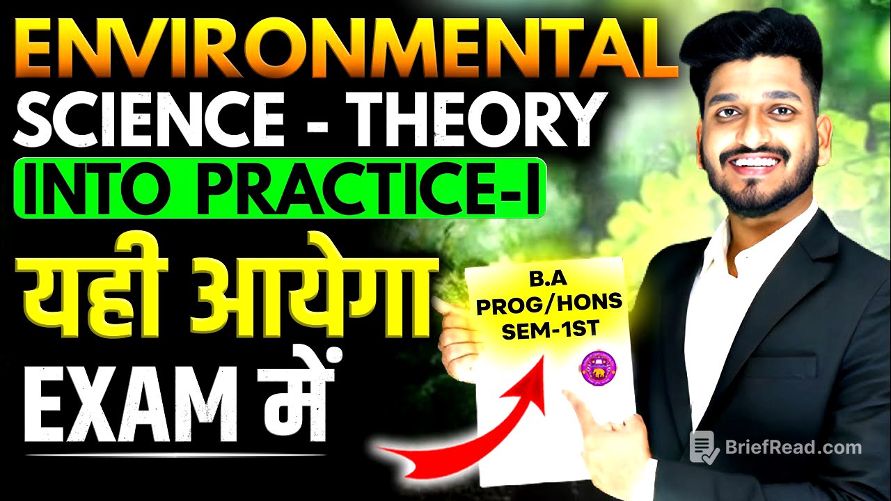 Environmental Science: Theory into Practice - I | B.A Prog./Hons. Semester 1st Imp. Ques. with Ans.