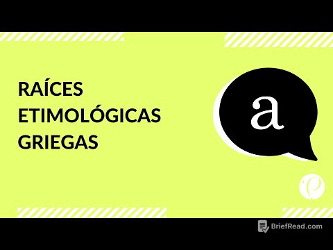 Cápsula - "Raíces etimológicas griegas" - Lenguaje