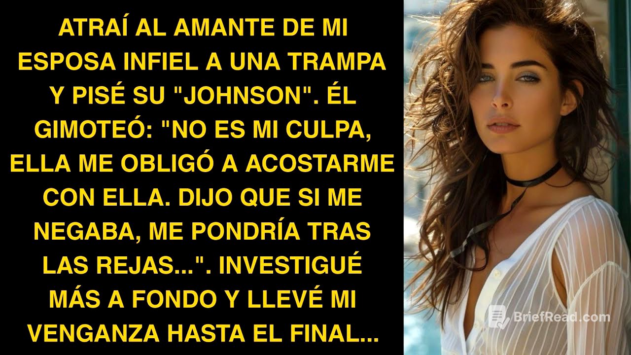 ATRAÍ AL AMANTE DE MI ESPOSA INFIEL A UNA TRAMPA Y PISÉ SU "JOHNSON". ÉL GIMOTEÓ: "NO ES MI CULPA